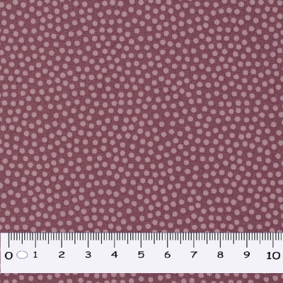 Baumwolle "Dotty" Punkte Brombeere